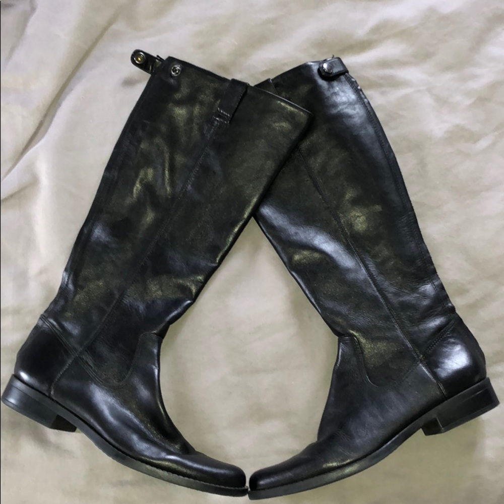 Calvin Klein Black Zip-Up Women’s Boots